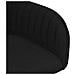 Sedie da pranzo 2 pcs Tessuto Nero 56,5 x 50 x 87,5 cm - Foto miniatura 6