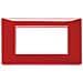 Placca 4 Moduli Reflex Rubino Plana 14654.51 - Foto miniatura 1