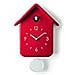 Orologio A Cucu Con Pendolo ""qq"" Colore Rosso - Foto miniatura 1