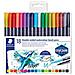 3001 Tb18 Double Ended Spazzola Penne Colori Assortiti Confezione Da 18 - Foto miniatura 1