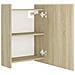 Mobile Bagno con Specchio Rovere Sonoma 62,5x20,5x64Multistrato - Foto miniatura 7