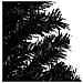 Set Albero Natale Artificiale con LED e Palline Nero 210 cm PVC - Foto miniatura 2