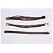 Bracciale In Pelle Set Con 3 Pezzi Darkbrown - Foto miniatura 4