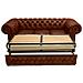Divano Chesterfield Letto Chesterfield First Class - 3 Posti - Cloudy Caramello - Pelle - Foto miniatura 5
