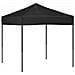 Tenda Per Feste Pieghevole Nera 2x2 M - Foto miniatura 2