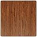 Piano Tavolo Quadrato Marrone Scuro 90x90x2,5cm Rovere Trattato - Foto miniatura 2