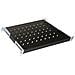 Ripiano Universale Per Armadio Rack 19"" Allungabile 370-450 Mm Con 4 Agganci Nero - Foto miniatura 1