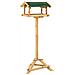 Mangiatoia Uccelli Con Supporto 37x28x100 Cm In Legno Abete - Foto miniatura 1