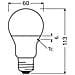 Pack 3 Lampadina Led Bellalux A E27 Opale 8.5w 806lm 2700k Ip20 200° [lv-4058075595422] - Foto miniatura 2