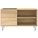 Mobile Porta Dischi Rovere Sonoma 85x38x48 Cm Legno Multistrato - Foto miniatura 3