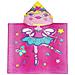 Poncho Mare Per Bambini In Spugna 100% Cotone In Varie Fantasie Poncho Ballerina - Foto miniatura 1