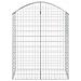 Cesto Gabbione Ad Arco 100x50x120/140 Cm Ferro Zincato - Foto miniatura 2