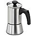 Hez9es100 Inox Moka 4 Tazze Premium Quality Per Piani A Induzione - Foto miniatura 3
