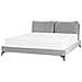 Letto Velluto Melle 180 X 200 Cm Grigio - Foto miniatura 2