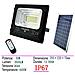 Faro Led Faretto Alta Luminosita' Pannello Solare Crepuscolare Telecomando 50w - Foto miniatura 2