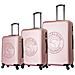 Set Di 3 Valigie Con Ruote Color Oro Rosa - Cc-t366 Rose Gold - Foto miniatura 1