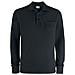 Basic Polo L /s Pocket Nero L - Foto miniatura 1