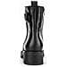 Black Casual Closed Booties Stivaletti Pelle Scarpe Donna Nero Eu 39, 52.780.57 - Foto miniatura 3