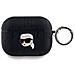 Custodia Per Airpods Pro Monogram Con Design A Testa Di Karl In Rilievo, Nero - Foto miniatura 1