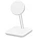 Supporto Di Ricarica Wireless Qi2 2-in-1 Hirise 2 Deluxe Compatibile Con Magsafe, Bianco - Foto miniatura 1