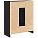 Credenza con Cassetti e Ante Rovere Nero 73x31x90 cm - Foto miniatura 8