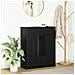Credenza con Cassetti e Ante Rovere Nero 73x31x90 cm - Foto miniatura 1