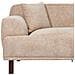 Divano Angolare 3 Posti Holt Tessuto Beige Lato Sinistro - Foto miniatura 5