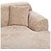 Divano Angolare 3 Posti Holt Tessuto Beige Lato Sinistro - Foto miniatura 6