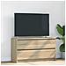 Mobile Porta Tv Rovere Sonoma 100x35x54 Cm In Legno Multistrato - Foto miniatura 1