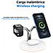Stazione Di Ricarica Rapida 3 In 1 Wireless Qi, Magsafe, Supporta Qc3.0 E Pd. Per Apple Watch, Airpods E Iphone Compatibile Con Magsafe. - Foto miniatura 7