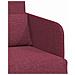 Divano letto a pavimento 2 in 1 rosso vino 65x80x83 cm tessuto - Foto miniatura 8
