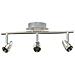 Faretto da soffitto 3 vie regolabile Nichel opaco GU10 - Foto miniatura 1