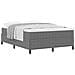 Letto a molle Grigio Chiaro 140 x 190 cm Tessuto in Cords - Foto miniatura 1