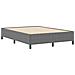 Letto a molle Grigio Chiaro 140 x 190 cm Tessuto in Cords - Foto miniatura 3