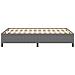 Letto a molle Grigio Chiaro 140 x 190 cm Tessuto in Cords - Foto miniatura 7