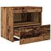 Armadi Laterali  con Luci LED 2 pezzi Legno Vecchio 50x40x45 cm - Foto miniatura 7
