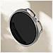 46classic Custodia Protettiva Anti-spia Compatibile Con Samsung Watch8, Guscio Pc Resistente Agli Urti In Grigio Scuro Grey L - Foto miniatura 3
