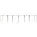 Tavolo da Giardino Bianco 350 x 100 x 73 cm polyrattan - Foto miniatura 4