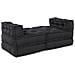 Cuscino 4 pcs Antracite 70 x 70 x 54 cm Poliestere - Foto miniatura 3