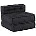 Cuscino 4 pcs Antracite 70 x 70 x 54 cm Poliestere - Foto miniatura 4