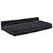 Cuscino 4 pcs Antracite 70 x 70 x 54 cm Poliestere - Foto miniatura 5