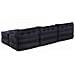 Cuscino 4 pcs Antracite 70 x 70 x 54 cm Poliestere - Foto miniatura 6