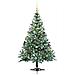 Albero di Natale artificiale Verde 150 cm PVC e Acciaio - Foto miniatura 3