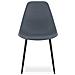 Sedia WAT ardesia scura / gambe nere x 3 - Foto miniatura 7