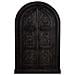 Armadio In Legno Nero Fatto A Mano, 112x41x181h Cm - Foto miniatura 2