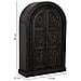 Armadio In Legno Nero Fatto A Mano, 112x41x181h Cm - Foto miniatura 3