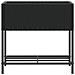 Fioriere da Giardino con Ripiani 2pz Nere 70x28x70cm Polyrattan - Foto miniatura 6