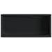 Fioriere da Giardino con Ripiani 2pz Nere 70x28x70cm Polyrattan - Foto miniatura 9