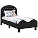 Struttura letto per bambini con testata Nero 70 x 140 cm - Foto miniatura 1