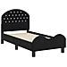 Struttura letto per bambini con testata Nero 70 x 140 cm - Foto miniatura 4